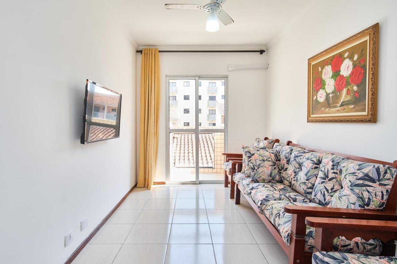 Apartamento A 100 Metros Da Praia, Bem Localizado, Com Ar Condicionado E Wi-Fi - 14 - Edificio Lenamar II Ubatuba Exteriör bild