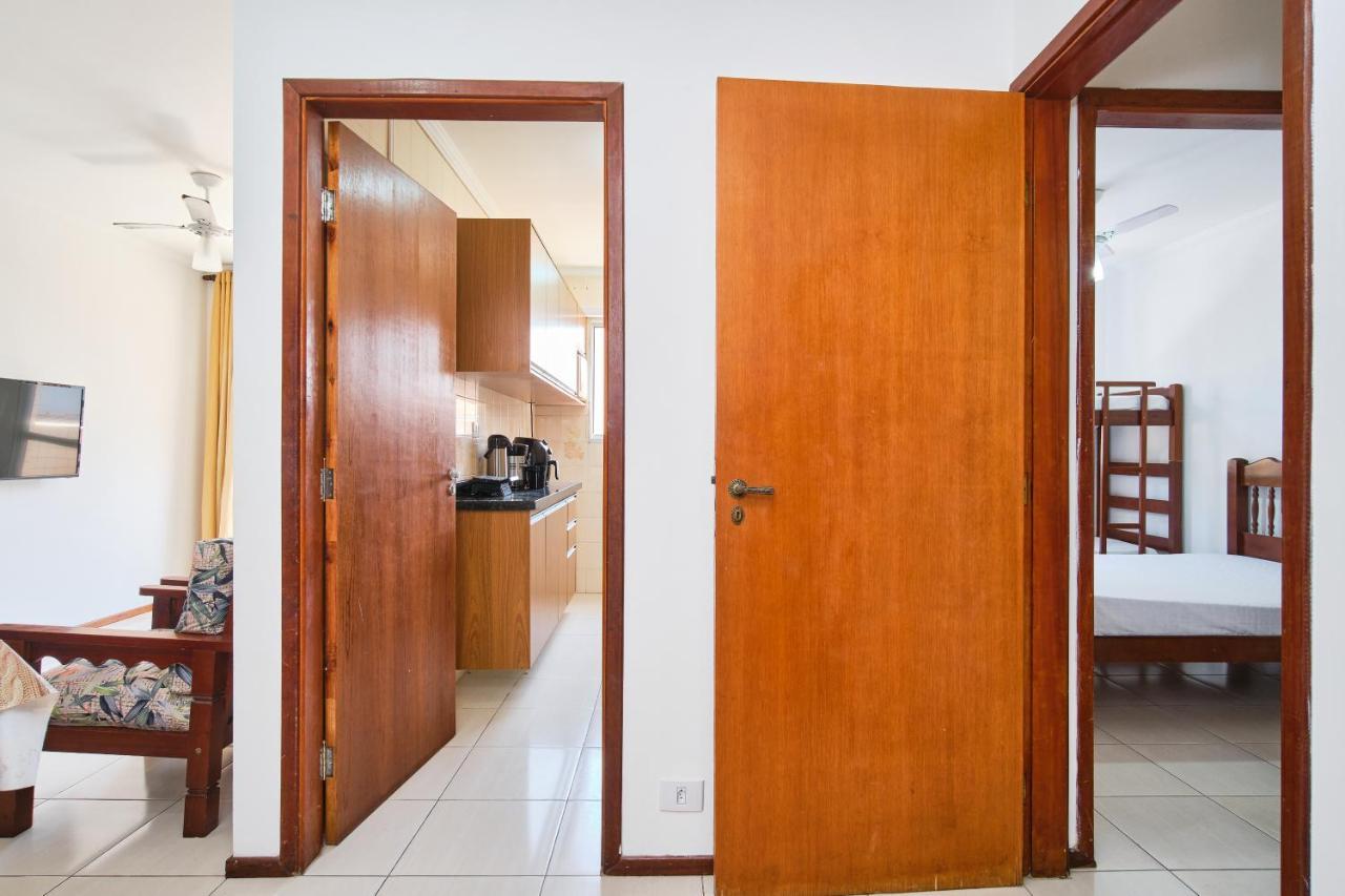 Apartamento A 100 Metros Da Praia, Bem Localizado, Com Ar Condicionado E Wi-Fi - 14 - Edificio Lenamar II Ubatuba Exteriör bild